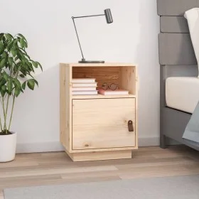 Nachttisch aus massivem Kiefernholz, 40 x 34 x 55 cm von vidaXL, Nachttische - Ref: Foro24-818315, Preis: 63,45 €, Rabatt: %