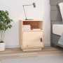 Mesita de noche madera maciza de pino 40x34x55 cm de vidaXL, Mesitas de noche - Ref: Foro24-818315, Precio: 64,57 €, Descuent...
