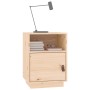 Mesita de noche madera maciza de pino 40x34x55 cm de vidaXL, Mesitas de noche - Ref: Foro24-818315, Precio: 64,57 €, Descuent...