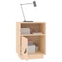 Mesita de noche madera maciza de pino 40x34x55 cm de vidaXL, Mesitas de noche - Ref: Foro24-818315, Precio: 64,57 €, Descuent...