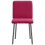 Sillas de comedor 2 unidades terciopelo rojo tinto en Sillas de comedor | Comprar online en Foru.es
