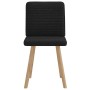Sillas de comedor 2 unidades tela negro en Sillas de comedor | Comprar online en Foru.es