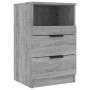 Mesita de noche madera contrachapada gris Sonoma de vidaXL, Mesitas de noche - Ref: Foro24-817041, Precio: 70,59 €, Descuento: %