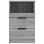 Mesita de noche madera contrachapada gris Sonoma de vidaXL, Mesitas de noche - Ref: Foro24-817041, Precio: 70,59 €, Descuento: %