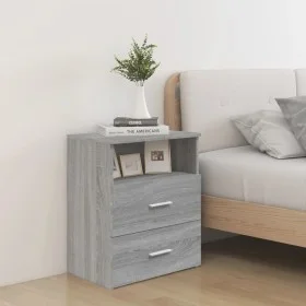 Sonoma gray bedside table 50x32x60 cm by vidaXL, Nightstands - Ref: Foro24-815860, Price: 64,87 €, Discount: %