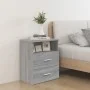Sonoma gray bedside table 50x32x60 cm by vidaXL, Nightstands - Ref: Foro24-815860, Price: 64,87 €, Discount: %