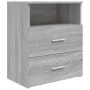 Sonoma gray bedside table 50x32x60 cm by vidaXL, Nightstands - Ref: Foro24-815860, Price: 64,87 €, Discount: %