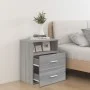 Sonoma gray bedside table 50x32x60 cm by vidaXL, Nightstands - Ref: Foro24-815860, Price: 64,87 €, Discount: %