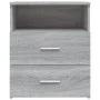 Sonoma gray bedside table 50x32x60 cm by vidaXL, Nightstands - Ref: Foro24-815860, Price: 64,87 €, Discount: %