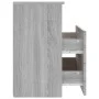 Sonoma gray bedside table 50x32x60 cm by vidaXL, Nightstands - Ref: Foro24-815860, Price: 64,87 €, Discount: %