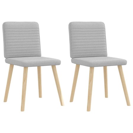 Sillas de comedor 2 uds tela gris nube en Sillas de comedor | Comprar online en Foru.es