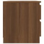 Mesita noche madera contrachapada roble marrón 50x39x43,5 cm de vidaXL, Mesitas de noche - Ref: Foro24-815826, Precio: 50,47 ...