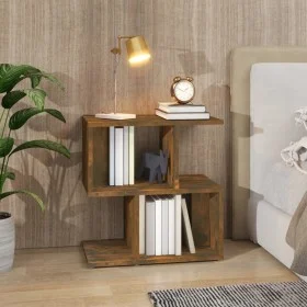 Mesita de noche madera contrachapada roble ahumado 50x30x51,5cm de vidaXL, Mesitas de noche - Ref: Foro24-815828, Precio: 31,...