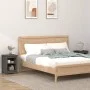 Mesitas de noche 2 uds madera maciza de pino gris 40x35x55 cm de vidaXL, Mesitas de noche - Ref: Foro24-820961, Precio: 95,60...