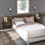 Mesita de noche de pared roble ahumado de vidaXL, Mesitas de noche - Ref: Foro24-816952, Precio: 28,41 €, Descuento: %