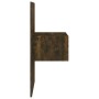Mesita de noche de pared roble ahumado de vidaXL, Mesitas de noche - Ref: Foro24-816952, Precio: 28,41 €, Descuento: %