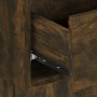 Mesita de noche de pared roble ahumado de vidaXL, Mesitas de noche - Ref: Foro24-816952, Precio: 28,41 €, Descuento: %