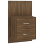 Mesita de noche de pared marrón roble de vidaXL, Mesitas de noche - Ref: Foro24-816962, Precio: 35,54 €, Descuento: %