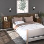 Mesita de noche de pared marrón roble de vidaXL, Mesitas de noche - Ref: Foro24-816962, Precio: 35,54 €, Descuento: %