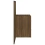 Oak brown wall bedside table by vidaXL, Nightstands - Ref: Foro24-816962, Price: 35,54 €, Discount: %