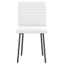 Sillas de comedor 2 unidades cuero sintético blanco en Sillas de comedor | Comprar online en Foru.es