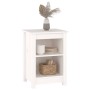 Mesitas de noche 2 uds madera maciza de pino blanco 40x35x55 cm de vidaXL, Mesitas de noche - Ref: Foro24-820959, Precio: 79,...
