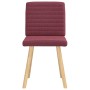 Sillas de comedor 2 unidades tela rojo tinto en Sillas de comedor | Comprar online en Foru.es