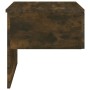 Mesita de noche de pared roble ahumado de vidaXL, Mesitas de noche - Ref: Foro24-816940, Precio: 37,29 €, Descuento: %