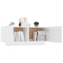 Mesita de noche madera de ingeniería blanco 100x35x40 cm de vidaXL, Mesitas de noche - Ref: Foro24-3082765, Precio: 62,57 €, ...