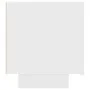 White engineered wood bedside table 100x35x40 cm by vidaXL, Nightstands - Ref: Foro24-3082765, Price: 61,47 €, Discount: %