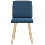 Sillas de comedor 2 unidades tela azul en Sillas de comedor | Comprar online en Foru.es