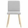 Sillas de comedor 2 uds tela gris nube en Sillas de comedor | Comprar online en Foru.es