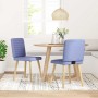 Sillas de comedor 2 uds tela azul jeans en Sillas de comedor | Comprar online en Foru.es