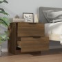 Mesita de noche madera contrachapada color roble marrón de vidaXL, Mesitas de noche - Ref: Foro24-817037, Precio: 50,46 €, De...