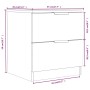 Mesita de noche madera contrachapada color roble marrón de vidaXL, Mesitas de noche - Ref: Foro24-817037, Precio: 50,46 €, De...