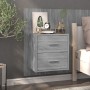Mesita de noche de pared gris Sonoma de vidaXL, Mesitas de noche - Ref: Foro24-816960, Precio: 38,70 €, Descuento: %