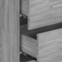 Mesita de noche de pared gris Sonoma de vidaXL, Mesitas de noche - Ref: Foro24-816960, Precio: 38,70 €, Descuento: %
