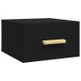 Mesita de noche de pared negro 35x35x20 cm de vidaXL, Mesitas de noche - Ref: Foro24-812836, Precio: 30,17 €, Descuento: %