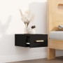 Mesita de noche de pared negro 35x35x20 cm de vidaXL, Mesitas de noche - Ref: Foro24-812836, Precio: 30,17 €, Descuento: %