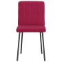 Sillas de comedor 2 unidades terciopelo rojo tinto en Sillas de comedor | Comprar online en Foru.es