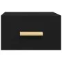 Mesita de noche de pared negro 35x35x20 cm de vidaXL, Mesitas de noche - Ref: Foro24-812836, Precio: 29,57 €, Descuento: %