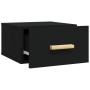 Mesita de noche de pared negro 35x35x20 cm de vidaXL, Mesitas de noche - Ref: Foro24-812836, Precio: 30,17 €, Descuento: %