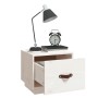Mesitas de noche 2 uds madera maciza pino blanco 40x34x35 cm de vidaXL, Mesitas de noche - Ref: Foro24-818288, Precio: 64,40 ...