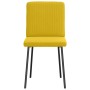 Sillas de comedor 2 unidades terciopelo amarillo en Sillas de comedor | Comprar online en Foru.es