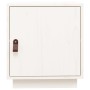 Mesita de noche madera maciza de pino blanca 40x34x45 cm de vidaXL, Mesitas de noche - Ref: Foro24-818277, Precio: 44,04 €, D...