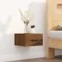 Wall bedside tables 2 pcs oak brown 35x35x20 cm by vidaXL, Nightstands - Ref: Foro24-817584, Price: 58,89 €, Discount: %