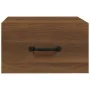 Wall bedside tables 2 pcs oak brown 35x35x20 cm by vidaXL, Nightstands - Ref: Foro24-817584, Price: 58,89 €, Discount: %
