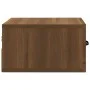 Wall bedside tables 2 pcs oak brown 35x35x20 cm by vidaXL, Nightstands - Ref: Foro24-817584, Price: 58,89 €, Discount: %