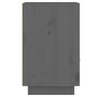 Mesitas de noche 2 uds madera maciza de pino gris 40x34x55 cm de vidaXL, Mesitas de noche - Ref: Foro24-818320, Precio: 79,73...