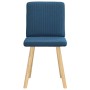 Sillas de comedor 2 unidades tela azul en Sillas de comedor | Comprar online en Foru.es